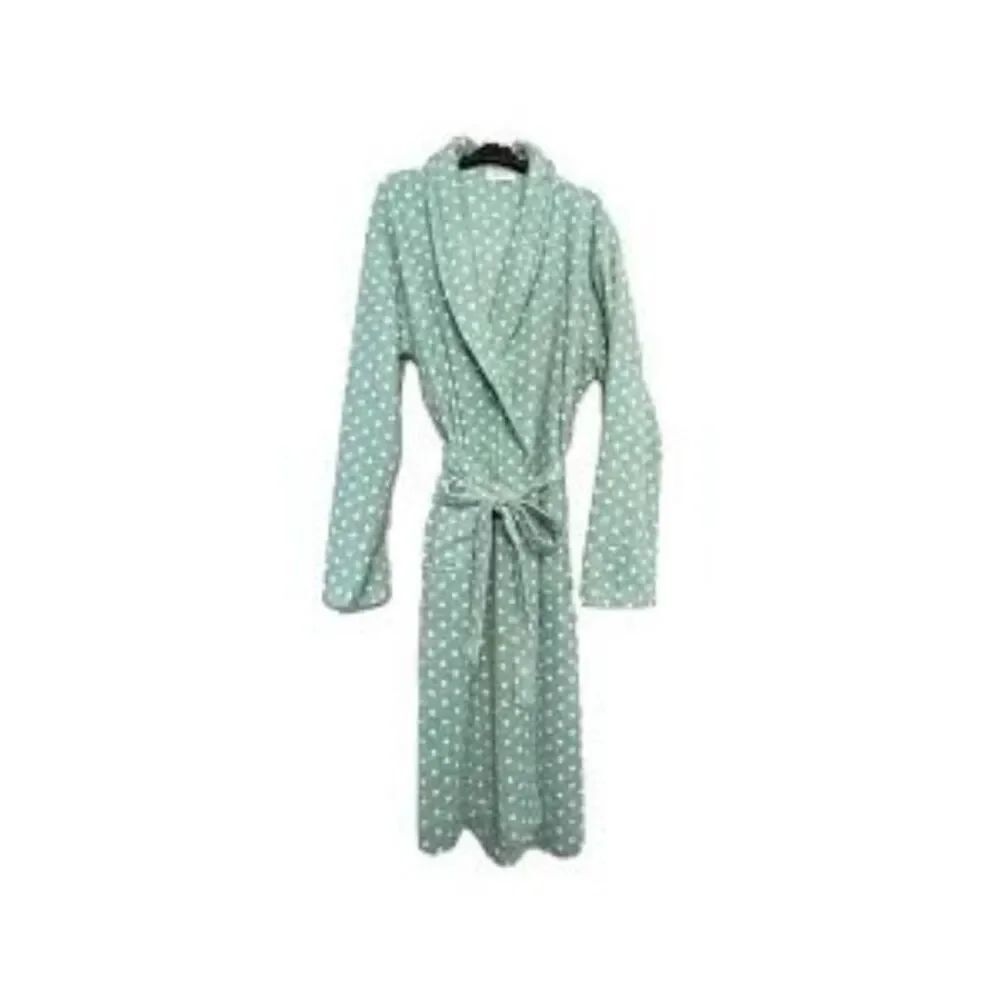 Oscar dela Renta Women’s Polka Dot Robe Size L /XL